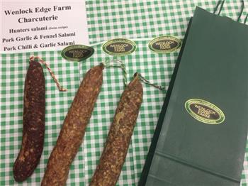 British Charcuterie Wenlock Edge Farm Salami selection (1kg)