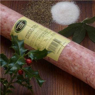 Proper pork sausage meat. min 440g