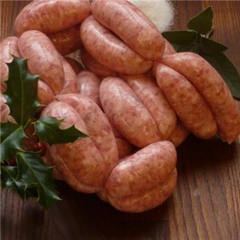 Pork, cranberry and chestnut chipolata sausages