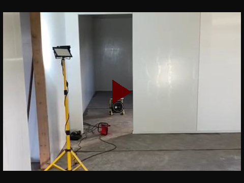 the interior layout is progressing - rebuild of Wenlock Edge Farm Shop.